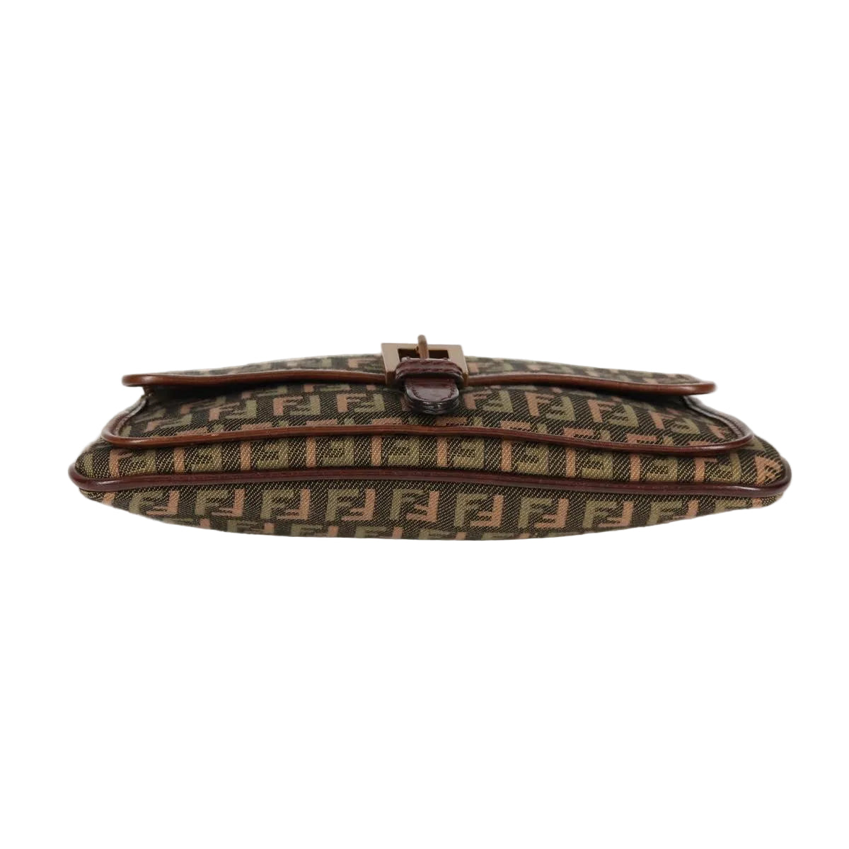 FENDI zucchino canvas pouch khaki