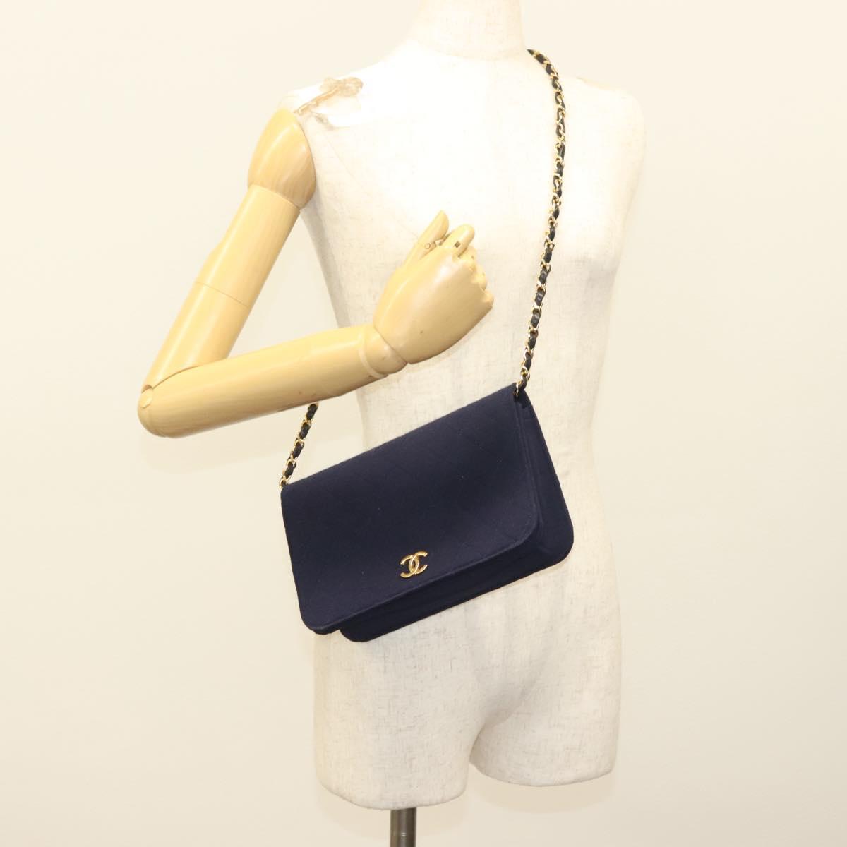 CHANEL matelasse chain shoulder bag