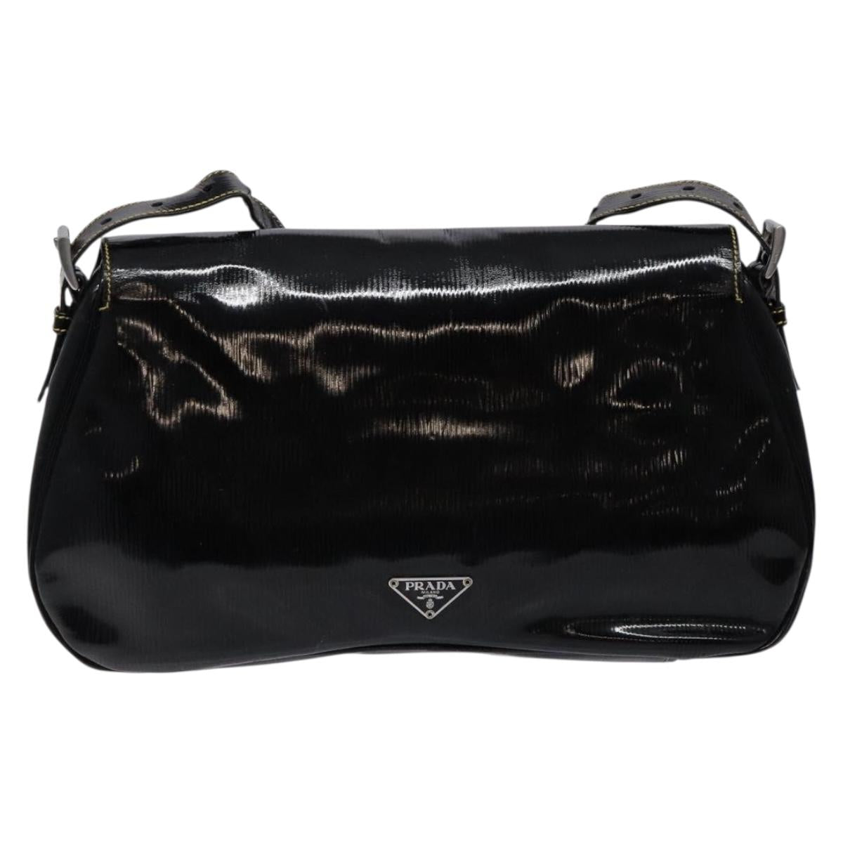 PRADA shoulder bag enamel