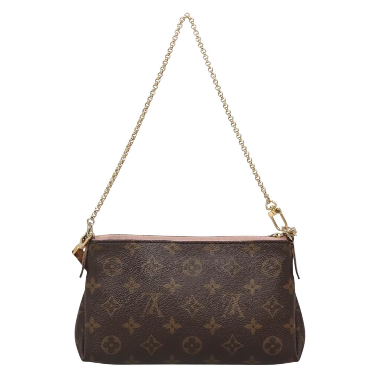 LOUIS VUITTON monogram pallas clutch shoulder bag