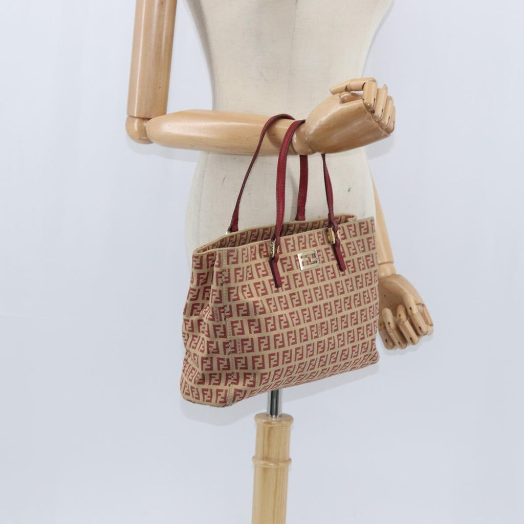 FENDI zucchino canvas hand bag