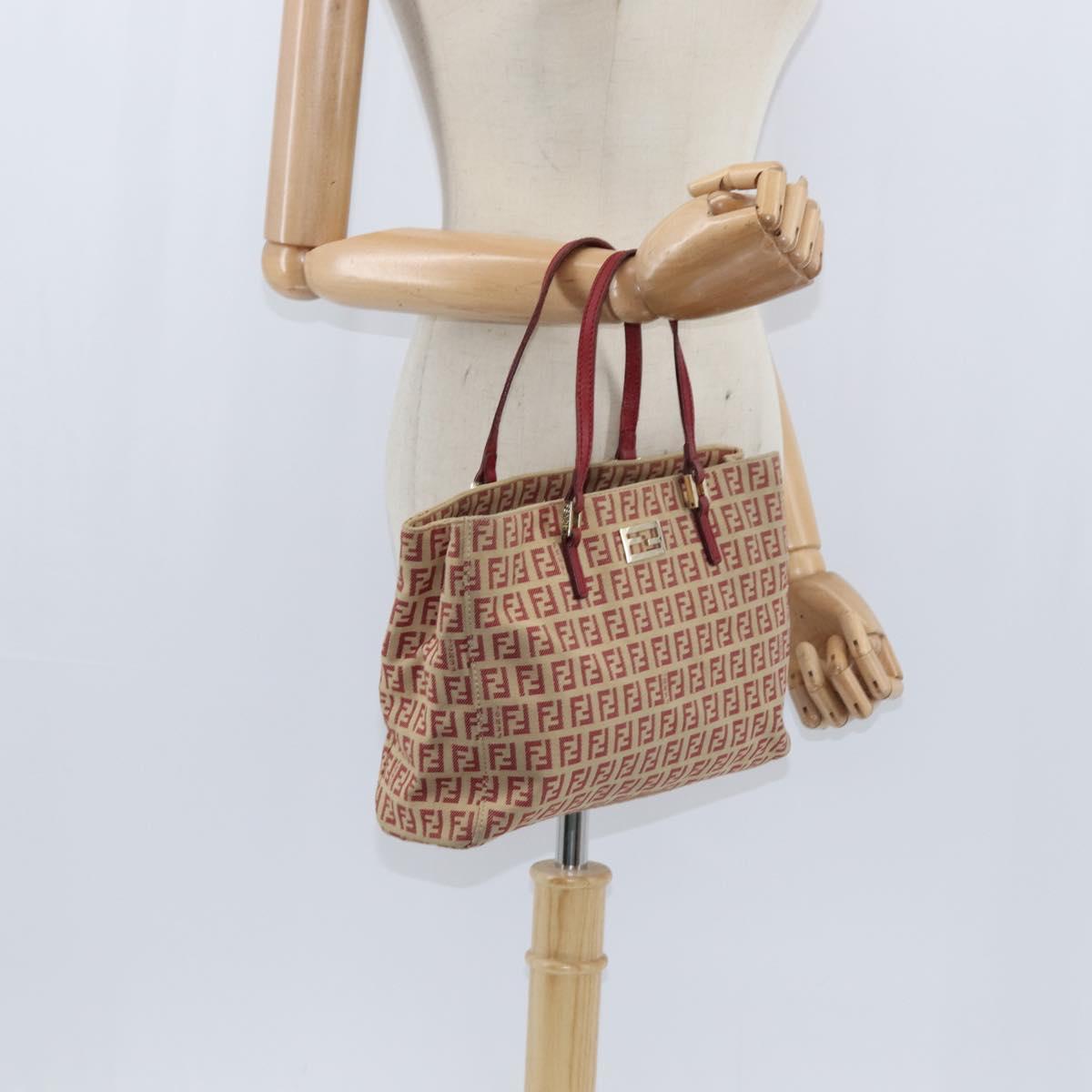 FENDI zucchino canvas hand bag