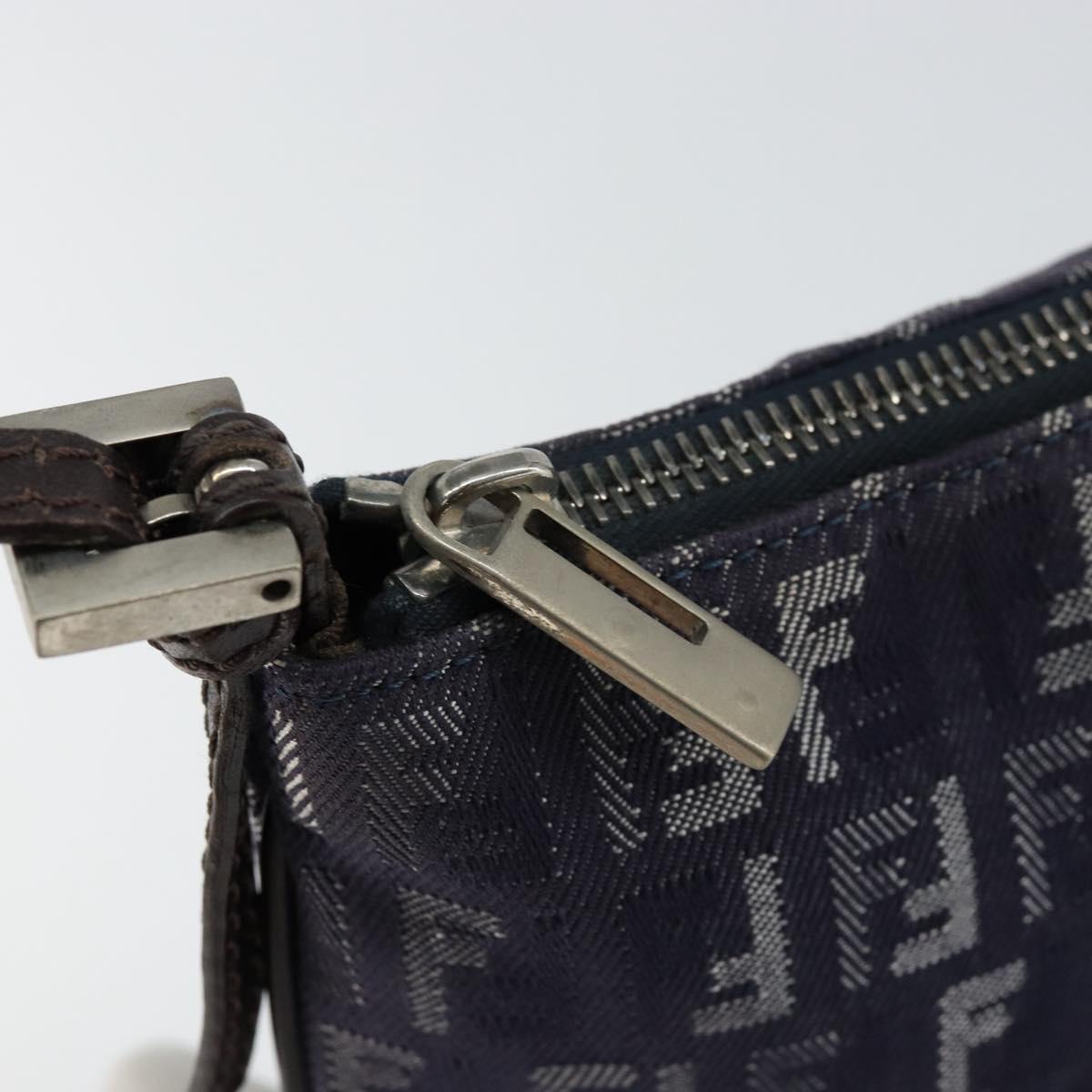 FENDI zucchino canvas shoulder bag