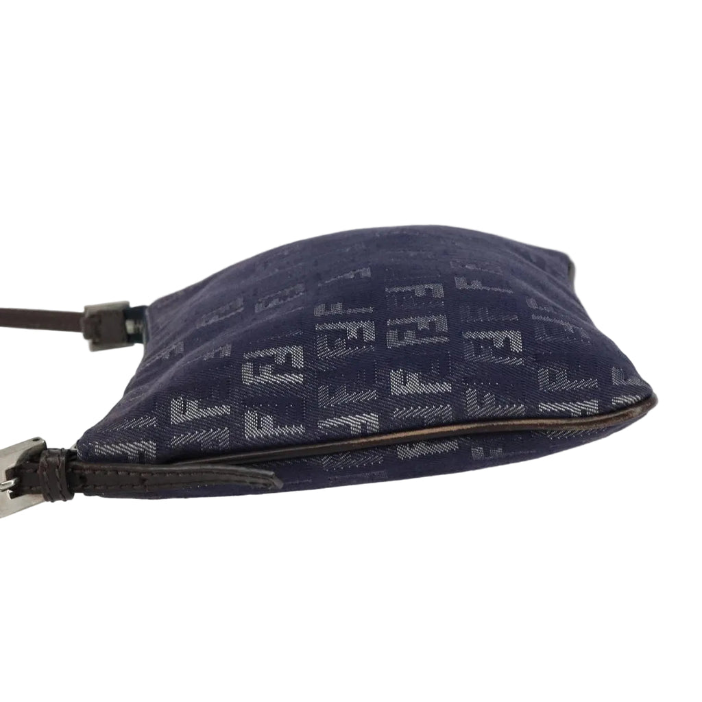 FENDI zucchino canvas shoulder bag