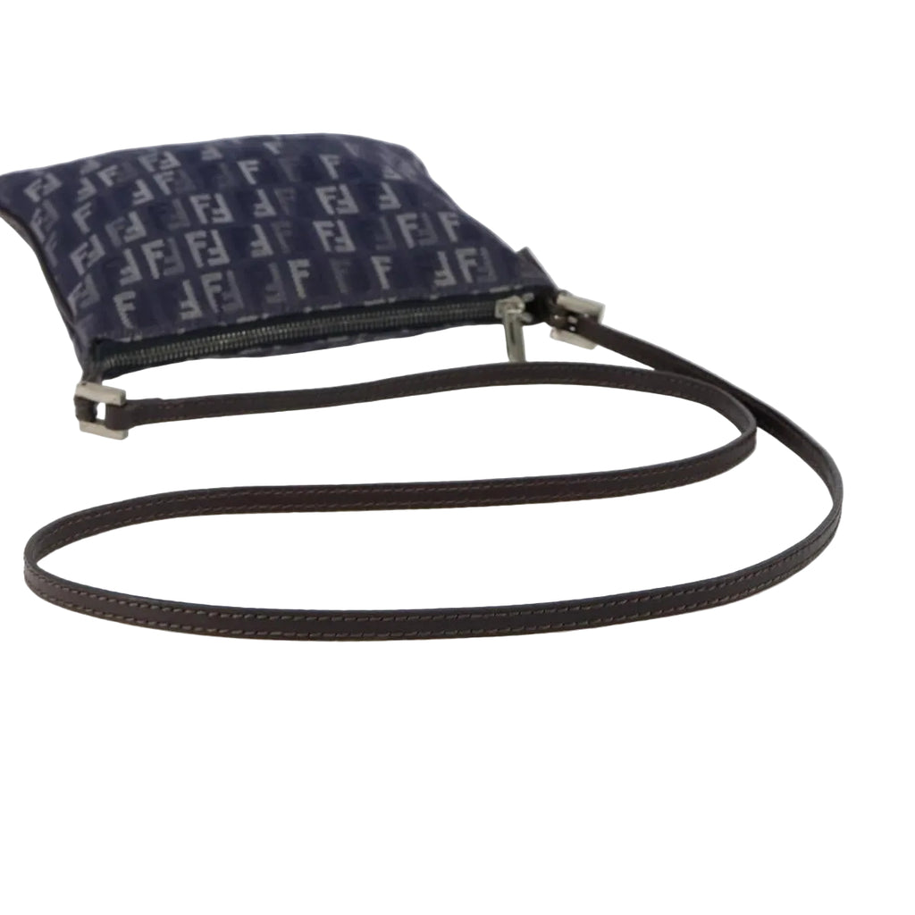FENDI zucchino canvas shoulder bag