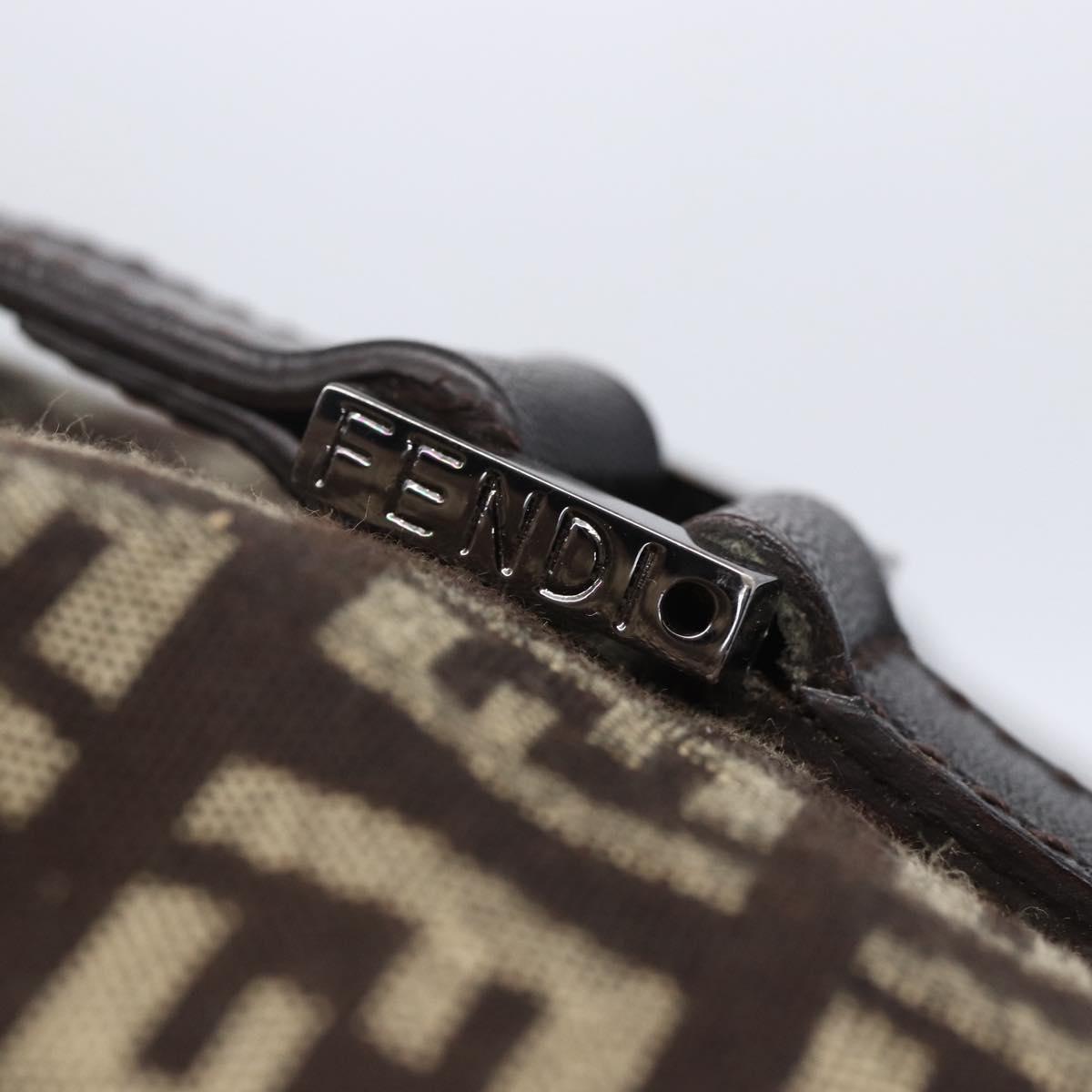FENDI zucchino canvas mamma baguette shoulder bag