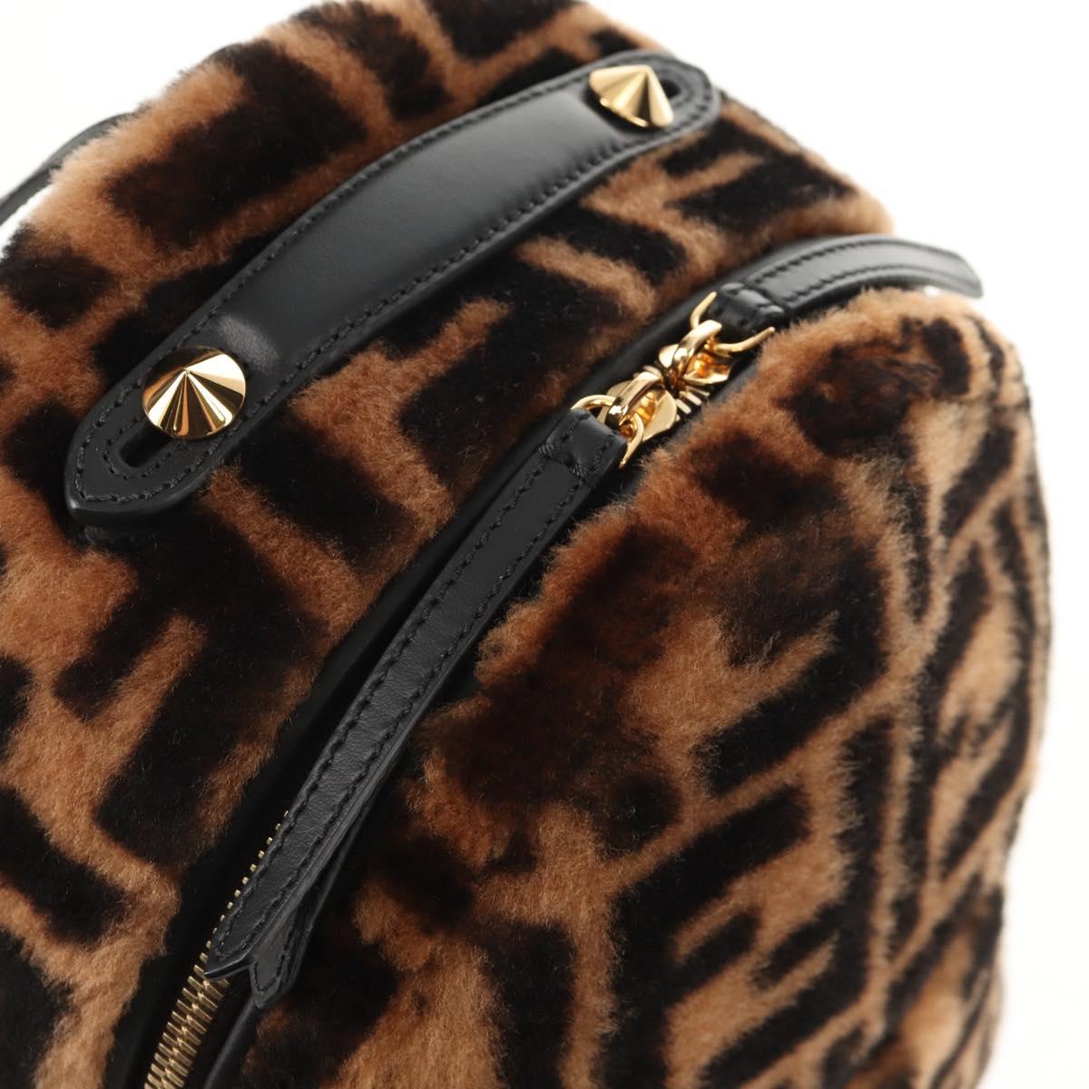 FENDI zucca canvas zainomini backpack brown