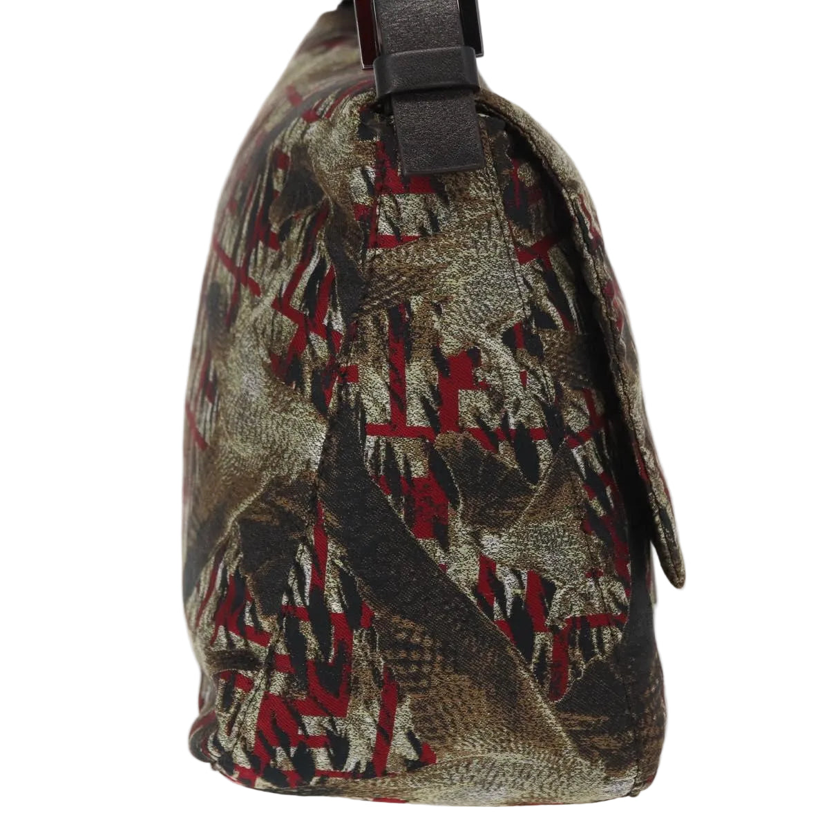 FENDI zucca canvas mamma baguette shoulder bag