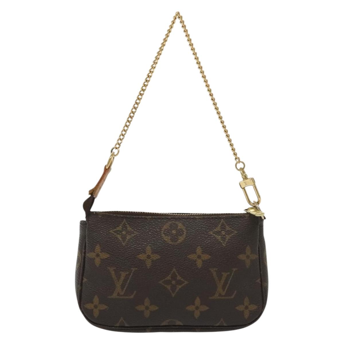 LOUIS VUITTON monogram mini pochette accessoires