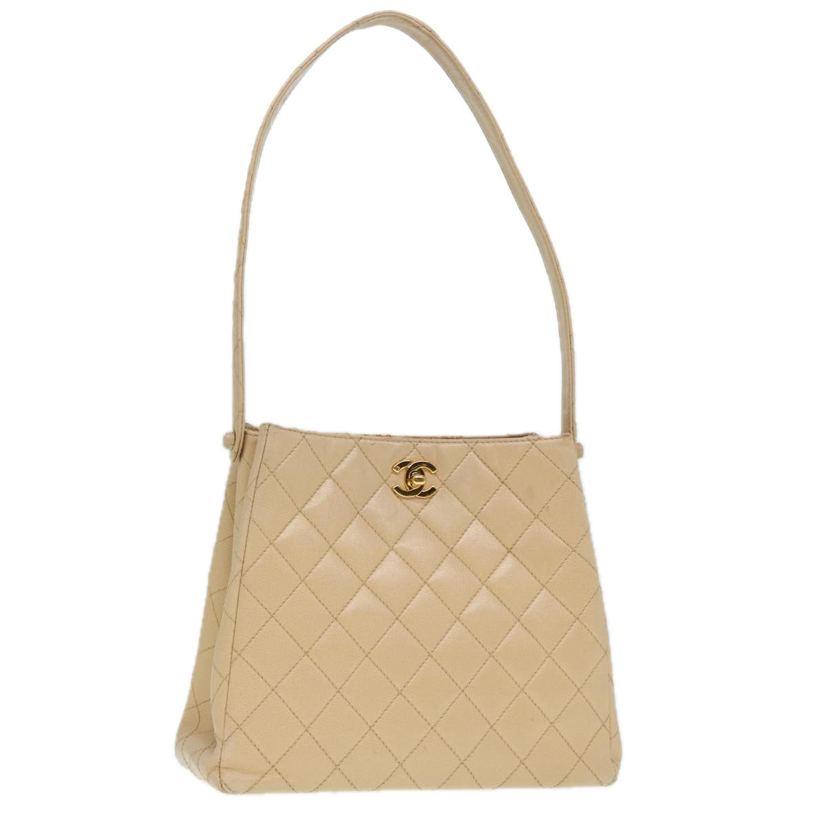CHANEL calf skin shoulder bag