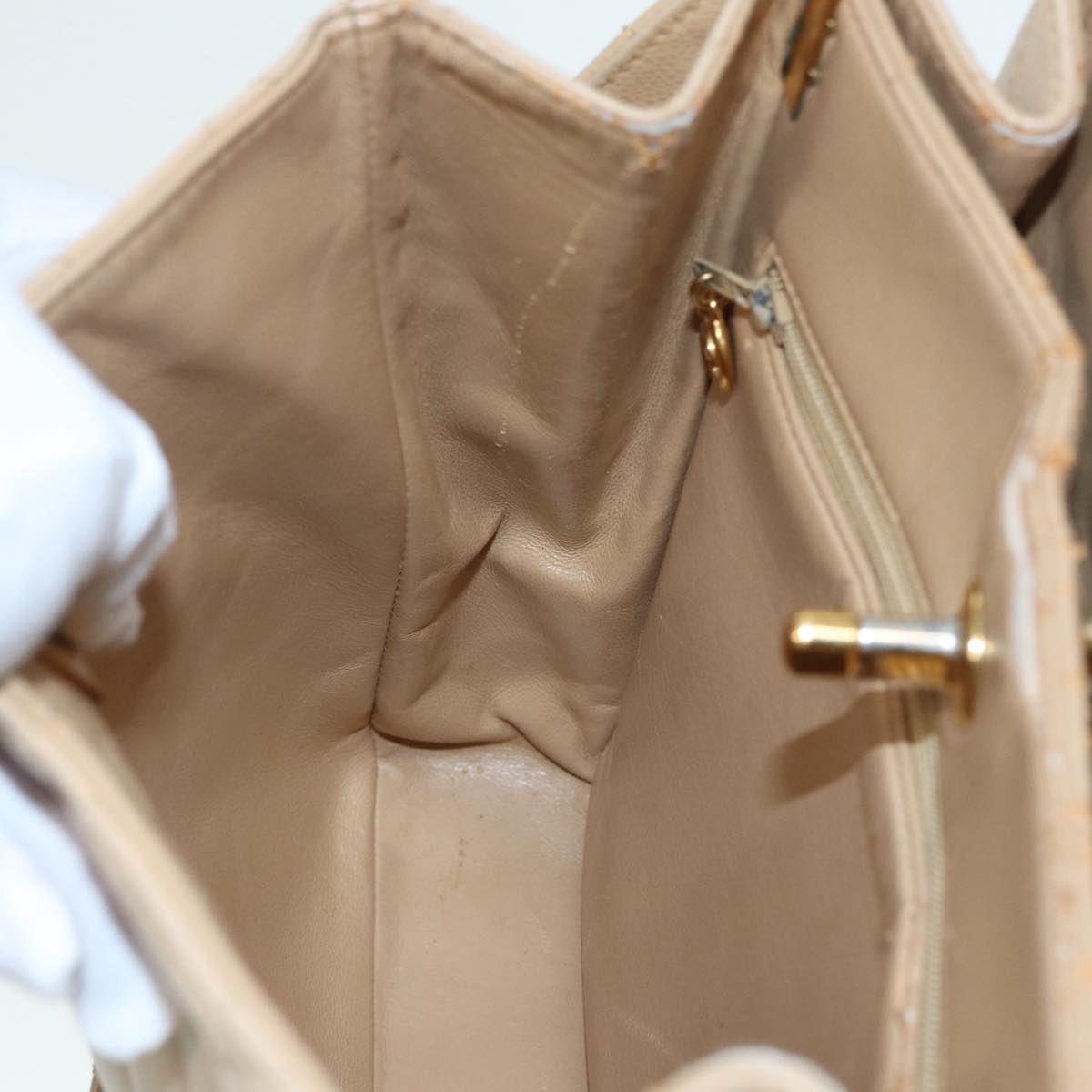 CHANEL calf skin shoulder bag
