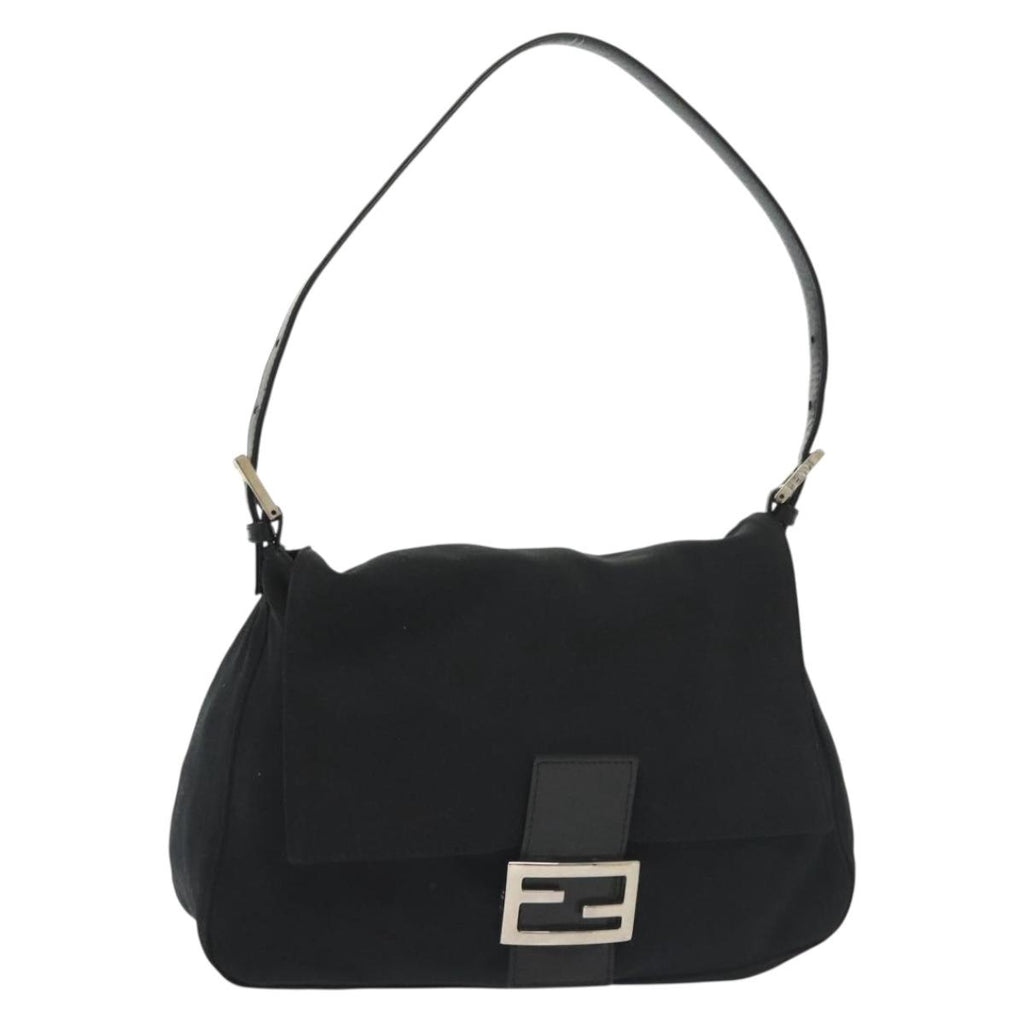 FENDI mamma baguette black shoulder bag