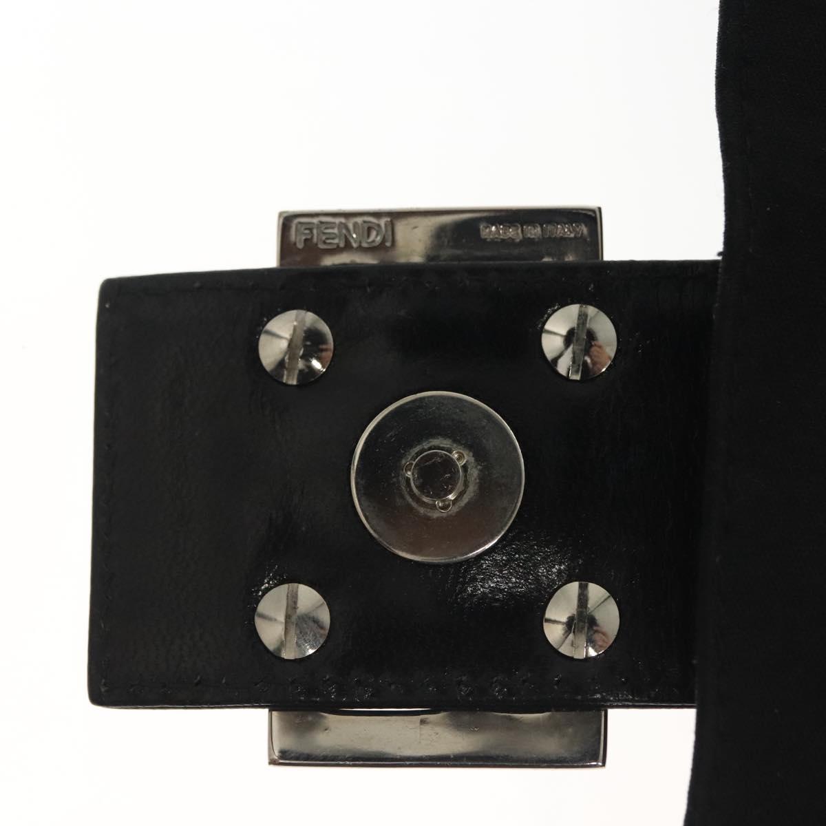 FENDI mamma baguette black shoulder bag