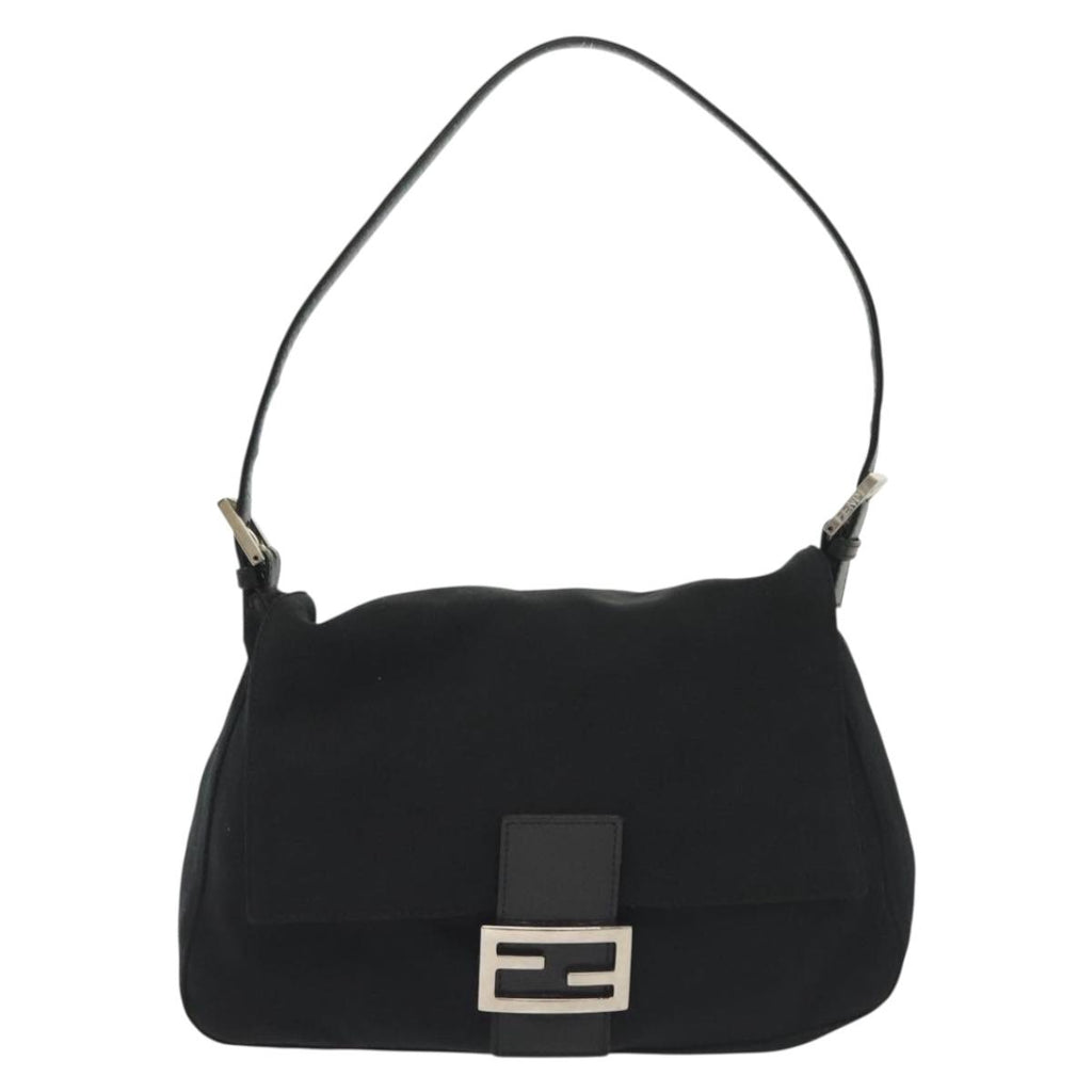 FENDI mamma baguette black shoulder bag