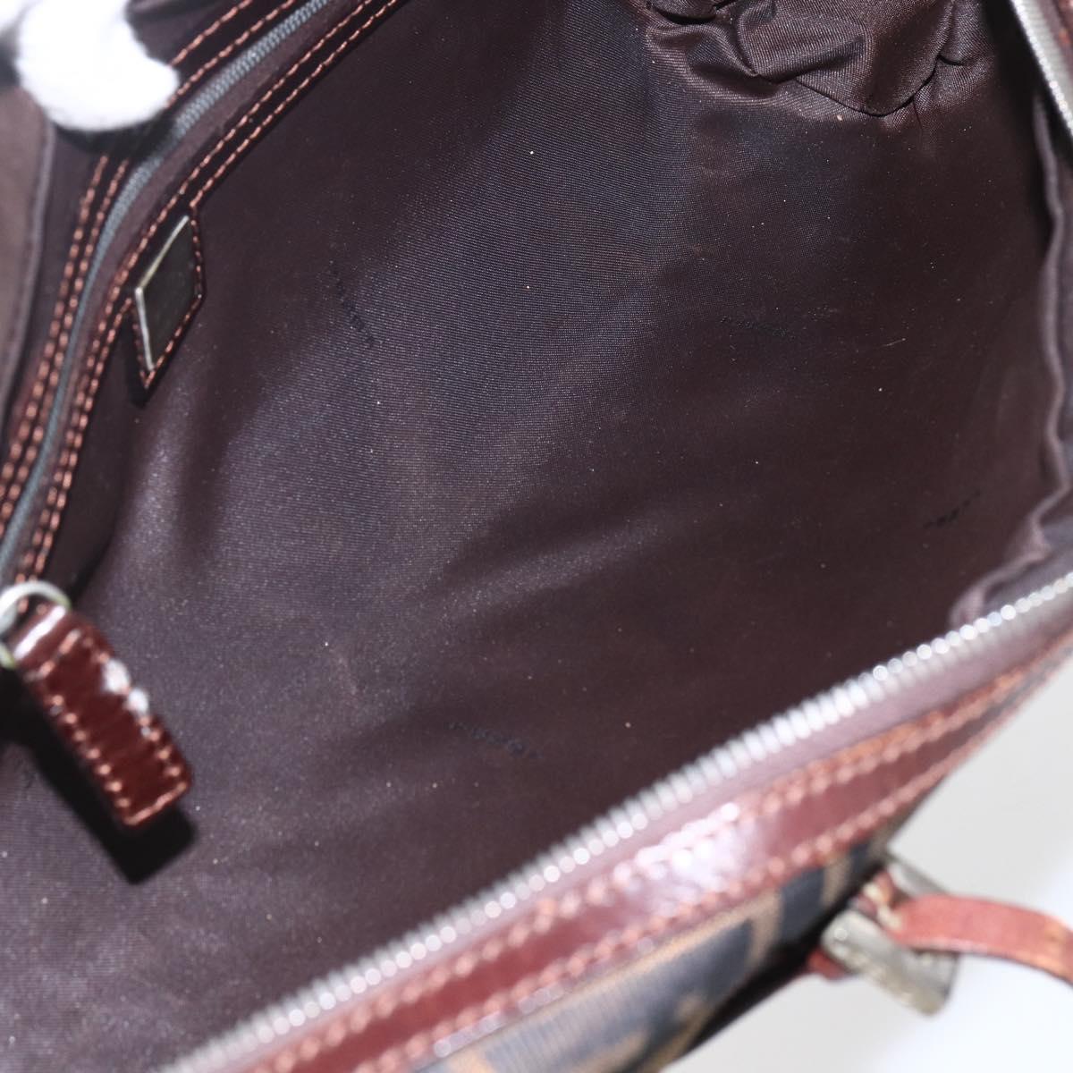 FENDI zucca canvas hand bag