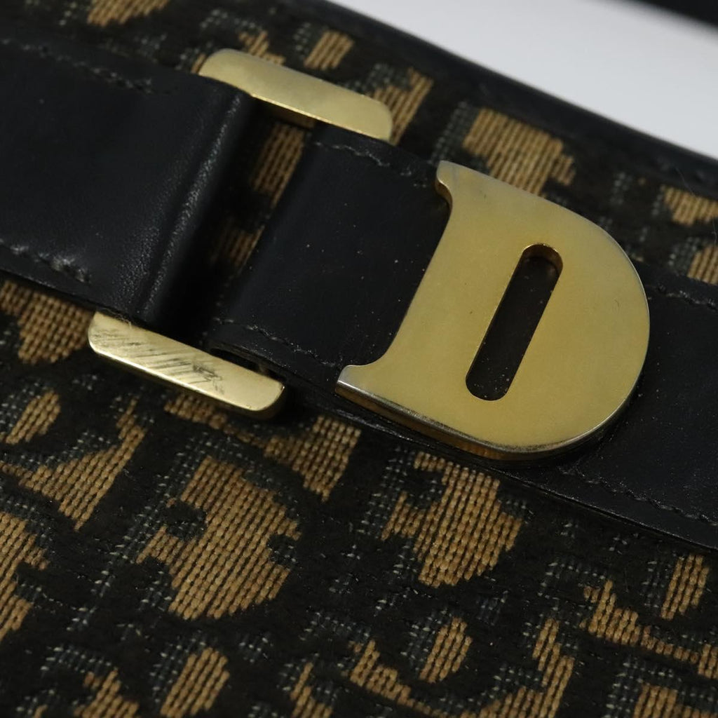 Christian Dior trotter canvas shoulder bag