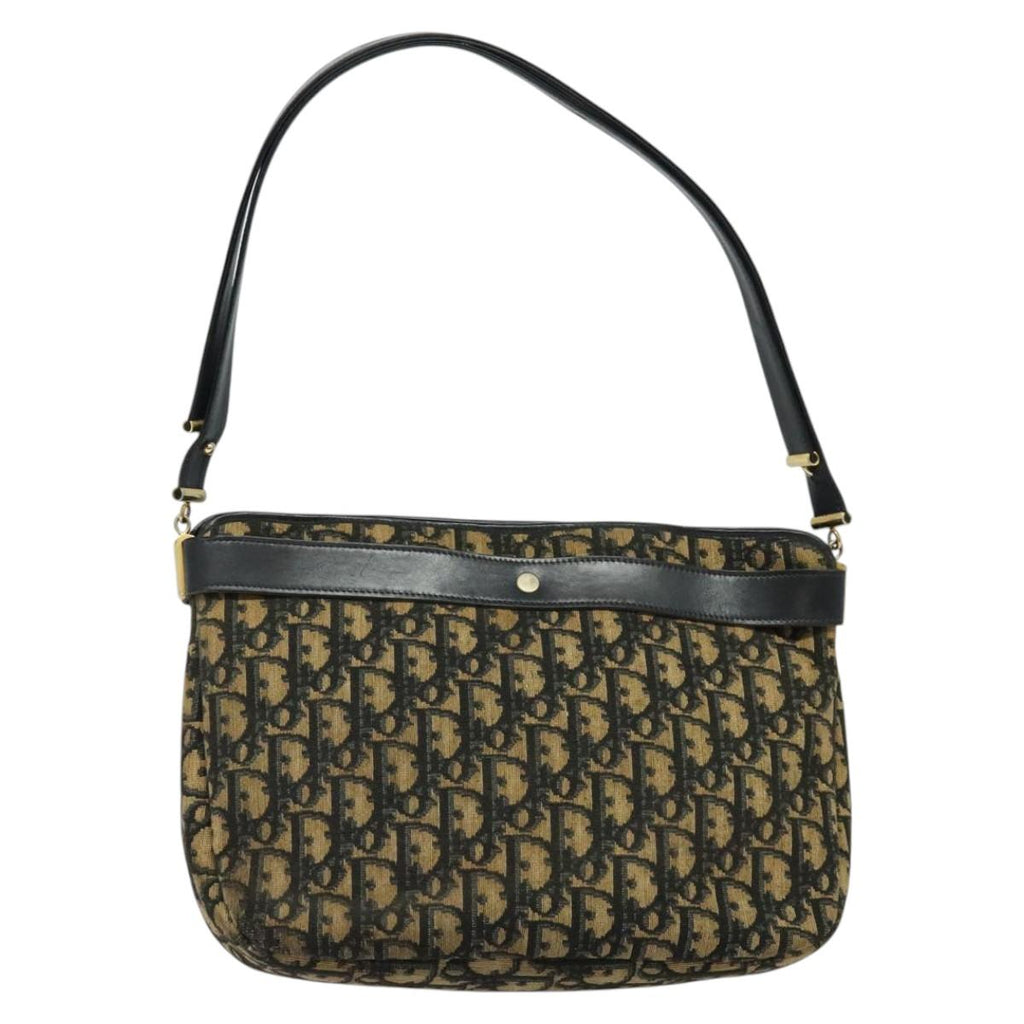 Christian Dior trotter canvas shoulder bag
